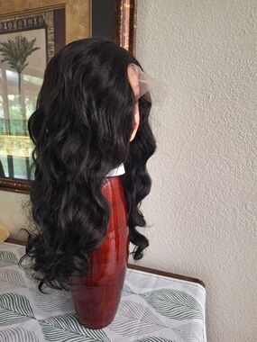 Lace Front Wavy Women’s Wig - Black